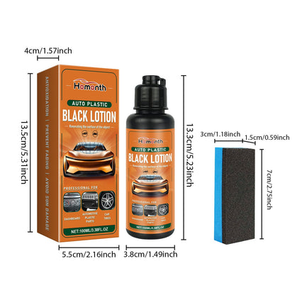 😎Plastic & Trim Restorer – Interior & Exterior Revitalizer with Applicator Pad