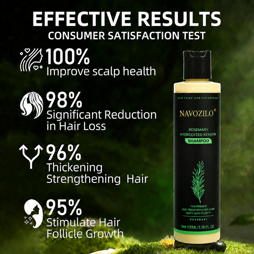 Rosemary Keratin & Biotin Scalp Shampoo – Strengthens Weak, Thinning Hair, Helps Reduce Breakage & Supports Fuller-Looking Volume