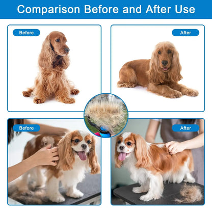 Professional Deshedding Tool for Dogs & Cats – Gentle, Efficient & Fur-Free Home ✨💖