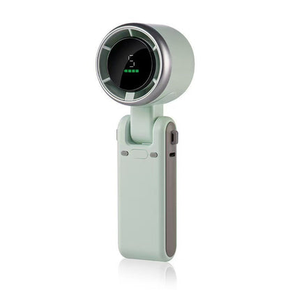 🌞Summer Sale 50% OFF🔥Mini Foldable Pocket Fan with 5-Speed Turbo Airflow & Digital Display ❄️