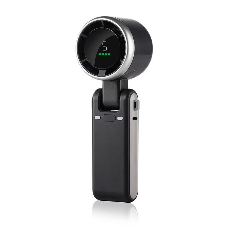 🌞Summer Sale 50% OFF🔥Mini Foldable Pocket Fan with 5-Speed Turbo Airflow & Digital Display ❄️