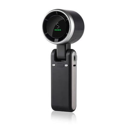 🌞Summer Sale 50% OFF🔥Mini Foldable Pocket Fan with 5-Speed Turbo Airflow & Digital Display ❄️