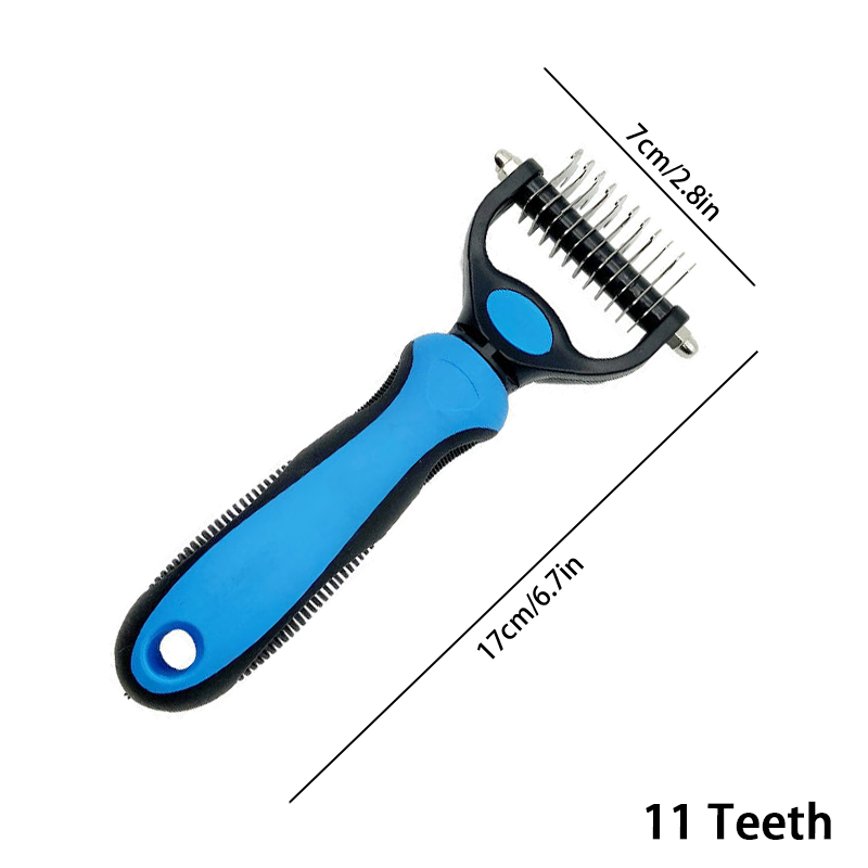 Professional Deshedding Tool for Dogs & Cats – Gentle, Efficient & Fur-Free Home ✨💖