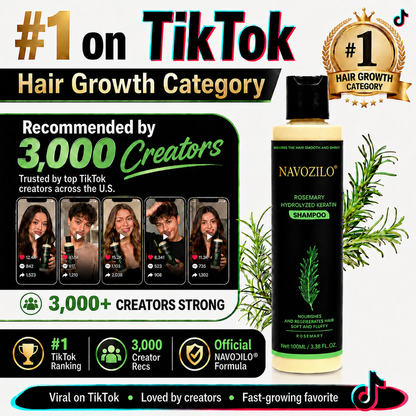 Rosemary Keratin & Biotin Scalp Shampoo – Strengthens Weak, Thinning Hair, Helps Reduce Breakage & Supports Fuller-Looking Volume