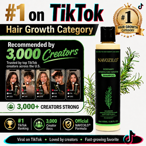 Rosemary Keratin & Biotin Scalp Shampoo – Strengthens Weak, Thinning Hair, Helps Reduce Breakage & Supports Fuller-Looking Volume