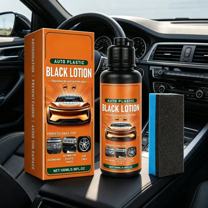 Plastic & Trim Restorer – Interior & Exterior Revitalizer with Applicator Pad