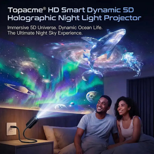 Last day Promotion 🔥-Night Light Projector - Smart Holographic Star Projector