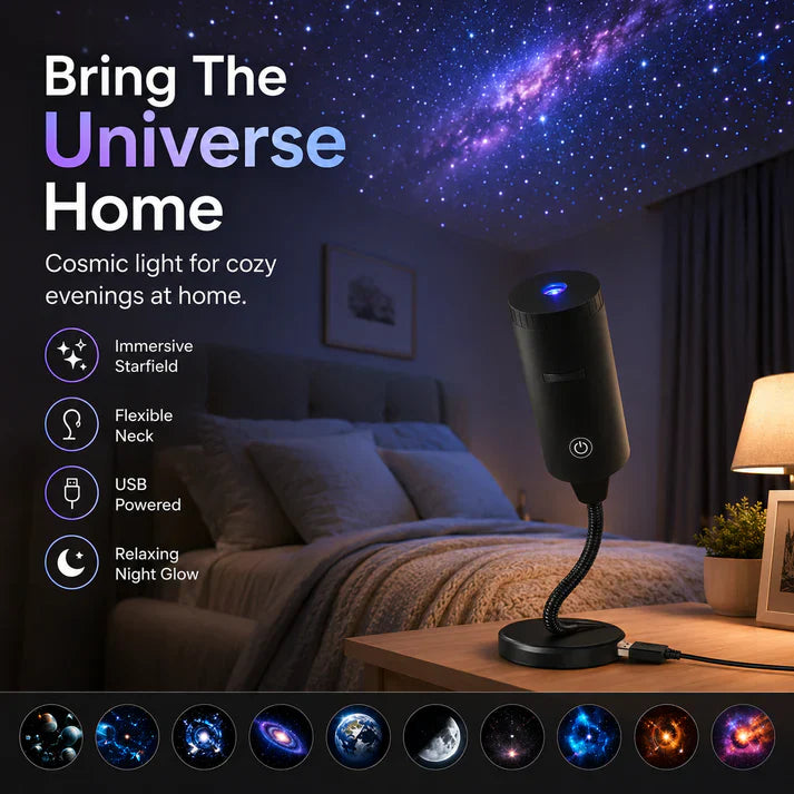 Last day Promotion 🔥-Night Light Projector - Smart Holographic Star Projector