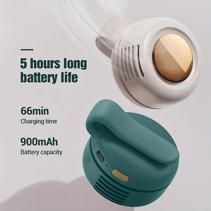 Summer Sale 50% OFF🔥Portable Waist-Mounted Bladeless Fan with High Airflow and Adjustable Airflow 🙂‍↕️