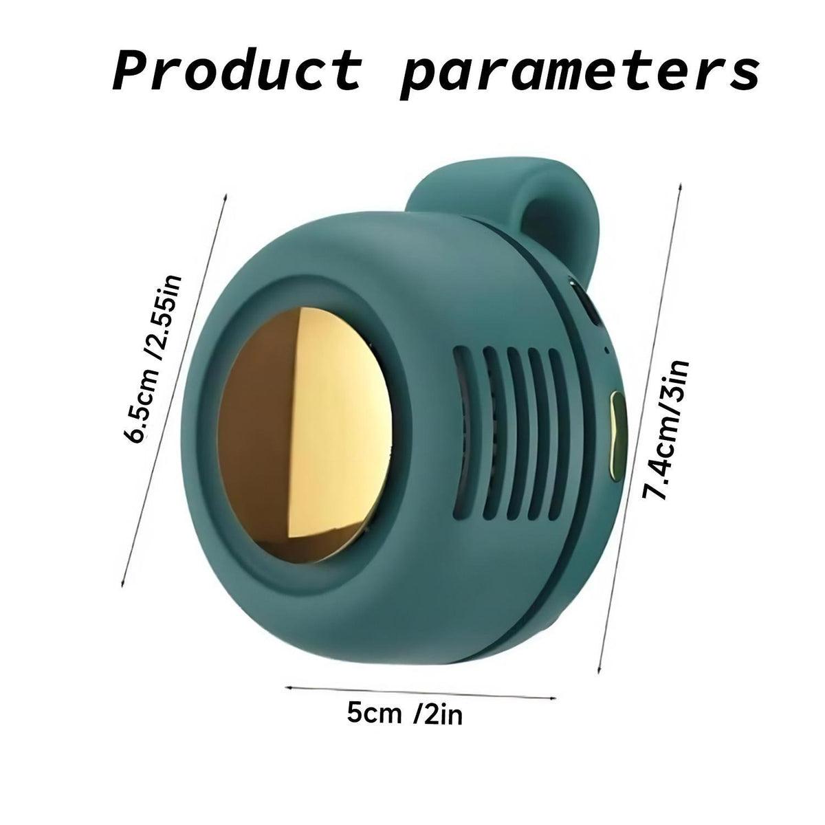 Summer Sale 50% OFF🔥Portable Waist-Mounted Bladeless Fan with High Airflow and Adjustable Airflow 🙂‍↕️