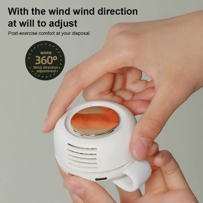 Summer Sale 50% OFF🔥Portable Waist-Mounted Bladeless Fan with High Airflow and Adjustable Airflow 🙂‍↕️