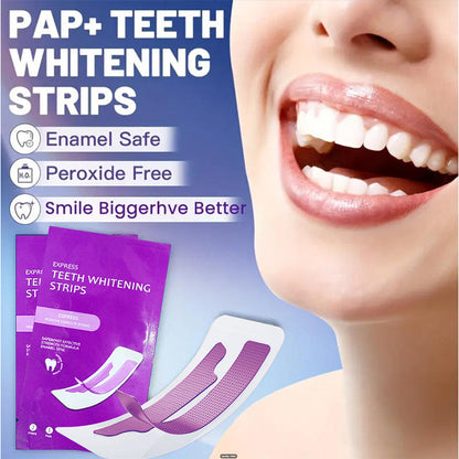 🌞Summer Sale 50% OFF🔥Whiter Smile, Less Sensitivity – PAP+ Whitening Strips